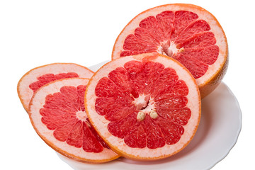 Fototapeta na wymiar Red Grapefruit