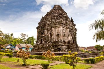 Candi Kalasan buddhist temple in Prambanan valley on  Java. Indo
