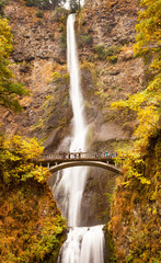 Multnomah Falls Waterfall Columbia River Gorge, Oregon