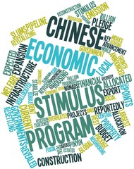 Word cloud for Chinese economic stimulus program