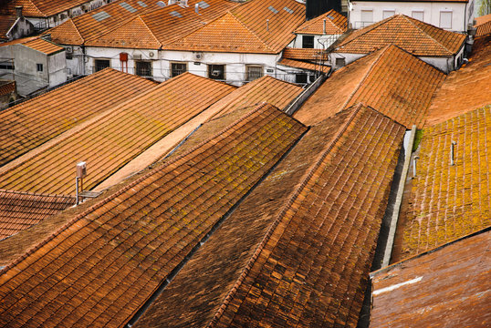 House roofs in Porto, Portugal