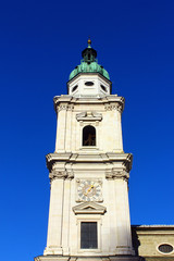 Fototapeta na wymiar Salzburg Cathedral Bell Tower, Salzburg, Austria