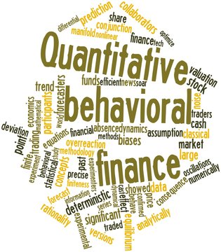 Word cloud for Quantitative behavioral finance