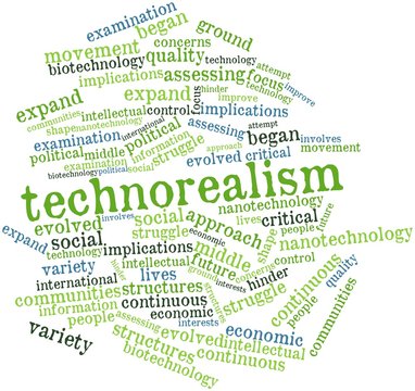 Word cloud for Technorealism