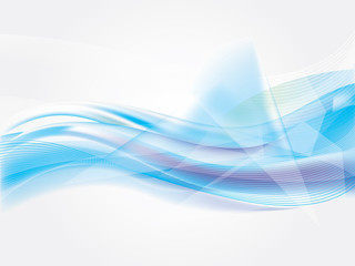Vector abstract background with waves and lines