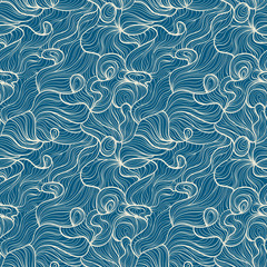 Бесшовный морской фон