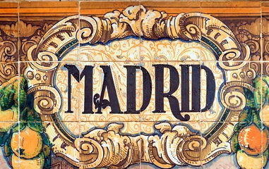 Selbstklebende Fototapete Madrid Madrid