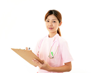 笑顔の女医
