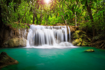 Thailand waterfall in Kanjanaburi