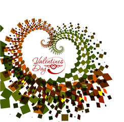 valentine's day  rainbow color heart