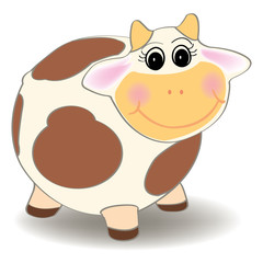cow cartoon vector