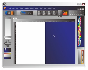 application window blank