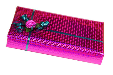 Geschenk in Hologrammfolie