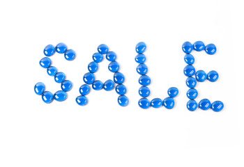 sale on the white background