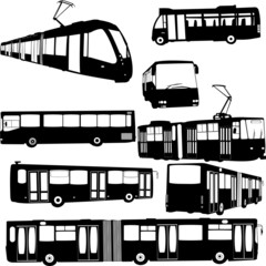 urban transportation collection - vector © sbojanovic