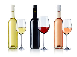 verschiedene Weine
