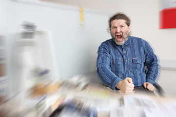 Fototapeta premium Angry chief