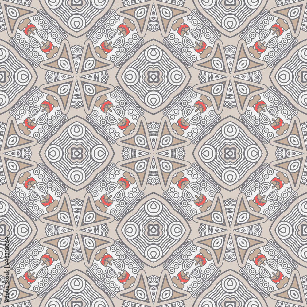 Aufkleber seamless colorful retro pattern background