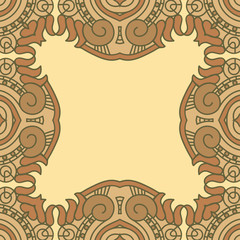 Vector decorative design element