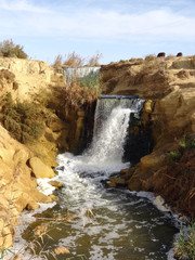Wadi Elrayan waterfalls
