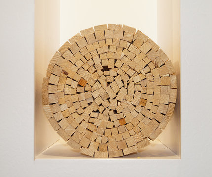 Holz rund