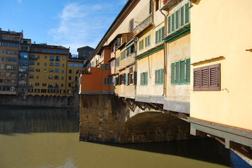 Fototapeta na wymiar Ponte Vecchio we Florencji - Włochy - 048