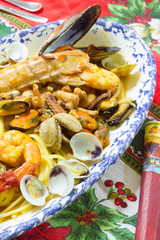 Seafood spaghetti