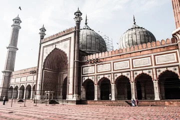 Selbstklebende Fototapeten Jama Masjid Mosque, old Delhi, India. © Curioso.Photography