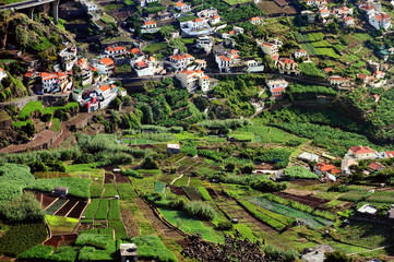 Village on south coast of Madeira, Camara de Lobos - Portugal