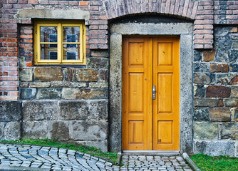 Vintage Wooden Door and Window