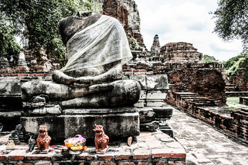 Chaiwattanaram temple in Ayutthaya Historical Park , Thailand