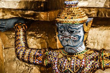 Traditional Thai architecture Grand Palace Bangkok