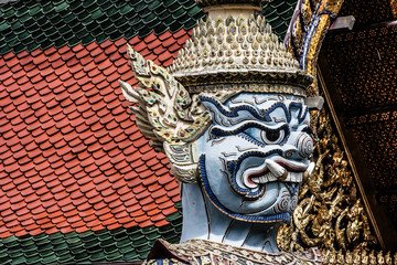 Fototapeta premium Traditional Thai architecture Grand Palace Bangkok