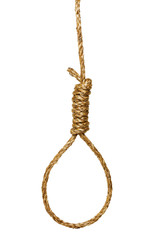 Gallows isolated on white background