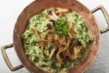 Bayerische Spinatspätzle