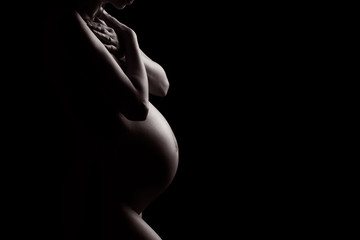Pregnant belly