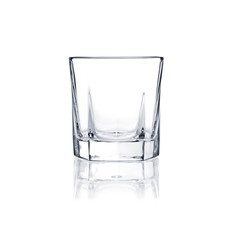 Coctail glass set. wiskey glass on white