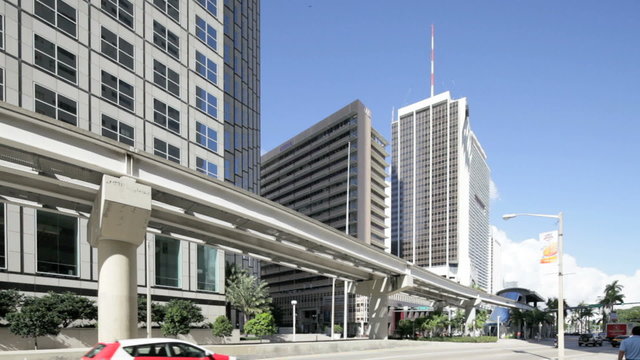 Metrorail at Downtown Miami