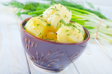 boiled potato