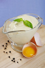 Homemade mayonnaise