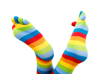 Playful colored sock