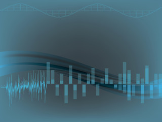 music techno background. eps10 vector illustration