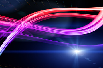 futuristic wave background design with lights