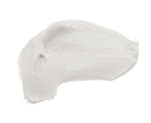 smear paint or cream