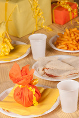 Child birthday table