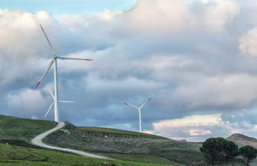 wind turbines