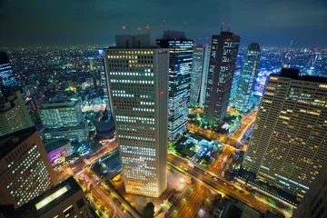 Foto op Plexiglas Tokio bij nacht © Niko