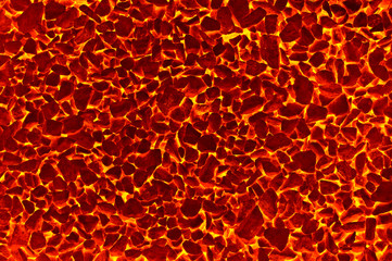Hot magma texture