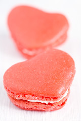 heart shaped mararons