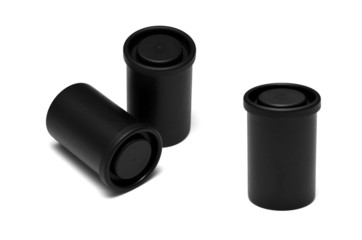 Film case. isolated on white background